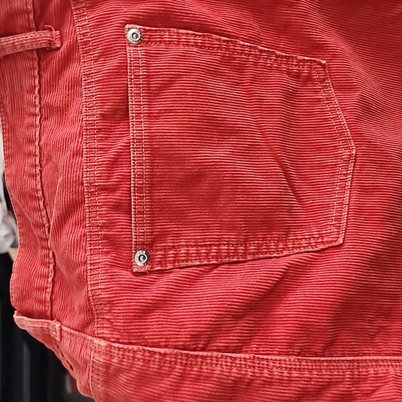 J. Crew Orange Corduroy Skirt 14 - Picture 4 of 6